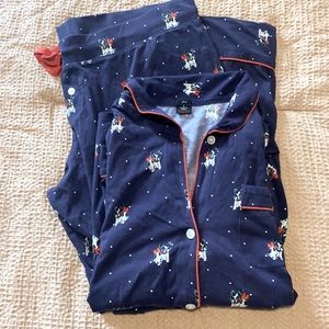 J Crew French Bulldog Christmas Pajamas